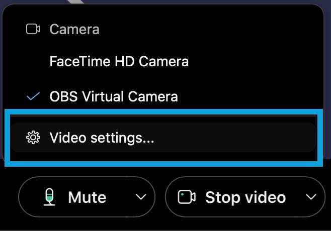 obs virtual camera webex